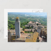 San Gimignano, Italië Briefkaart (Voorkant / Achterkant)