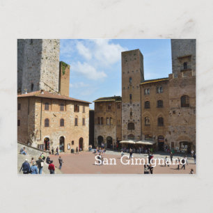 San Gimignano, Italië Briefkaart