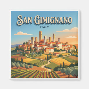 San Gimignano Italië Magneet