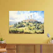 San Gimignano, Toscane - Italie Imprimer en toile (Insitu(Salon))
