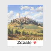 San Gimignano, Toscane - Italië Sticker (Vel)