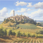 San Gimignano, Toscane - Italië Sticker (Voorkant)