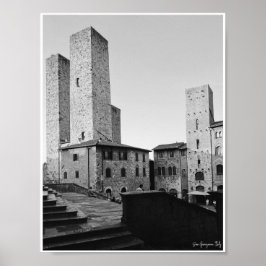 San Gimignano Towers Poster