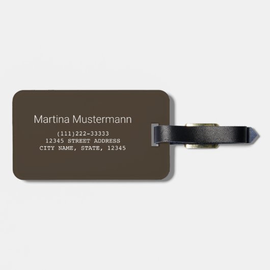 San Gimignano Tuscany Italië Panorama Souvenir Bagagelabel (Achterkant horizontaal)