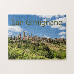 San Gimignano Tuscany Italië Panorama Souvenir Legpuzzel