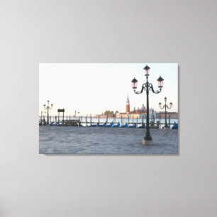 San Giorgio Maggiore bekeken vanuit Riva degli 2 Canvas Afdruk