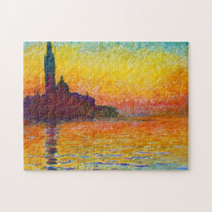 San Giorgio Maggiore in Dusk Claude Monet Legpuzzel
