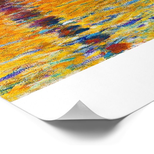 San Giorgio Maggiore in Dusk Claude Monet Poster (Hoek)