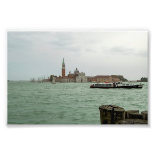 San Giorgio Maggiore-kerk & Venetiaanse Lagune Foto Afdruk