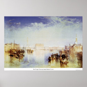 San Giorgio Venice door Joseph Mallord Turner Poster
