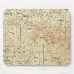 San Jacinto quadrangle toont San Andreas Rift Muismat