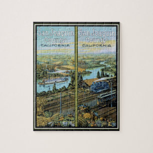 San Joaquin County Oude Poster Puzzel