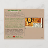 San Joaquin Kit Fox wordt bedreigd Feestdagenkaart (Achterkant)