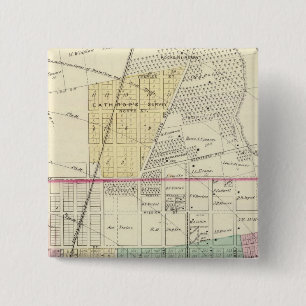 San Jose 2e rij Vierkante Button 5,1 Cm