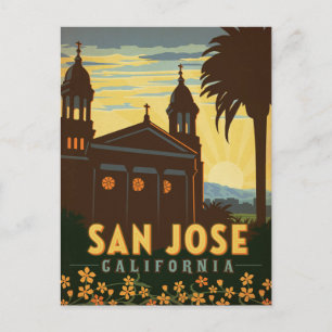 San Jose, CA Briefkaart