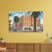 San Jose, CA - Hotel Sainte Claire Canvas Afdruk (Insitu (Woonkamer))