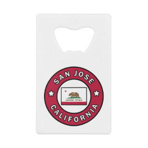 San Jose California Kredietkaart Flessenopener