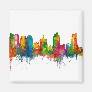 San Jose California Skyline Magneet
