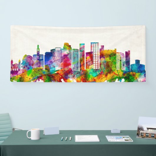 San Jose California Skyline Spandoek (Beurs)