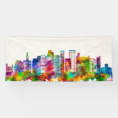 San Jose California Skyline Spandoek (Horizontaal)