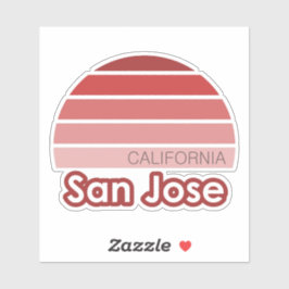 San Jose California Sticker