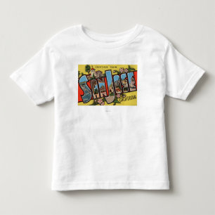 San Jose, CaliforniaLarge Letter Scenes Kinder Shirts