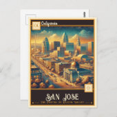 San Jose, Californië | Briefkaart (Voorkant / Achterkant)