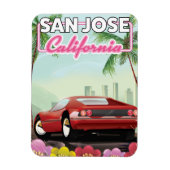 San Jose, Californië-reisposter Magneet (Verticaal)