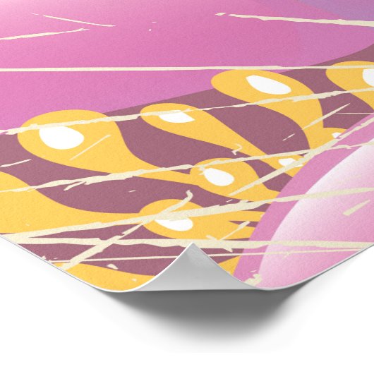 San Jose, Californië-reisposter Poster (Hoek)