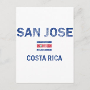 San Jose Costa Rica Design Briefkaart
