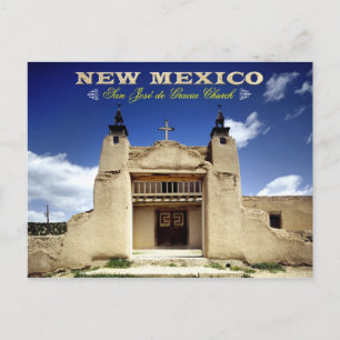 San Jose de Gracia Church, Las Trampas, NM Briefkaart