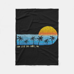  San Jose Del Cabo, MX Palm Trees &amp; Zon Fleece Deken