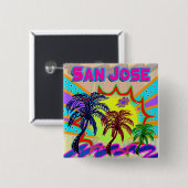 San Jose Eternal Button (Voorkant /achterkant)