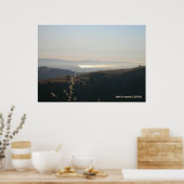 San Jose Foothills Poster (Keuken)