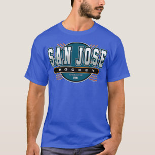 San Jose Hockey Retro Sharks Geïnspireerd 90s T-shirt