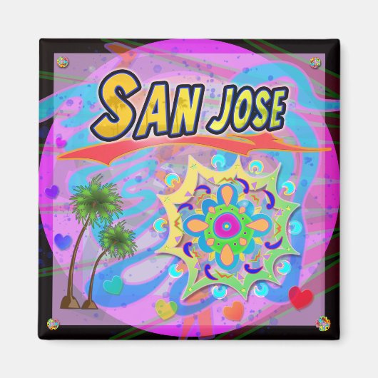 San Jose Magnet de progression (Devant)