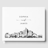 San Jose Skyline Mariage Livre d'or (Recto)