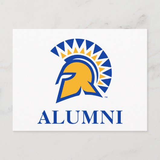 San Jose Staat Spartans Alumni Briefkaart (Voorkant)