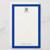 San Jose Staat Spartans Alumni Briefpapier (Voorkant / Achterkant)
