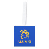 San Jose Staat Spartans Alumni Kubus Ornament (Voorkant)
