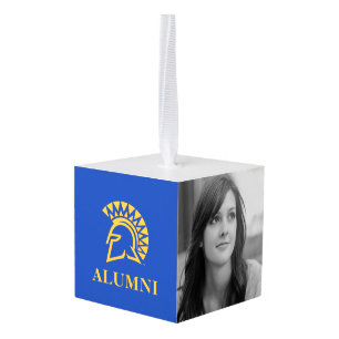San Jose Staat Spartans Alumni Kubus Ornament