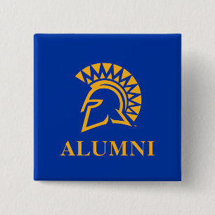 San Jose Staat Spartans Alumni Vierkante Button 5,1 Cm