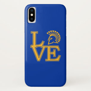 San Jose State Love iPhone X Hoesje