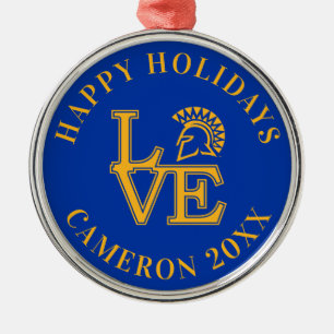 San Jose State Love Metalen Ornament