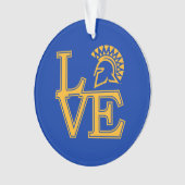 San Jose State Love Ornament (voorkant)