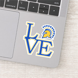 San Jose State Love Sticker