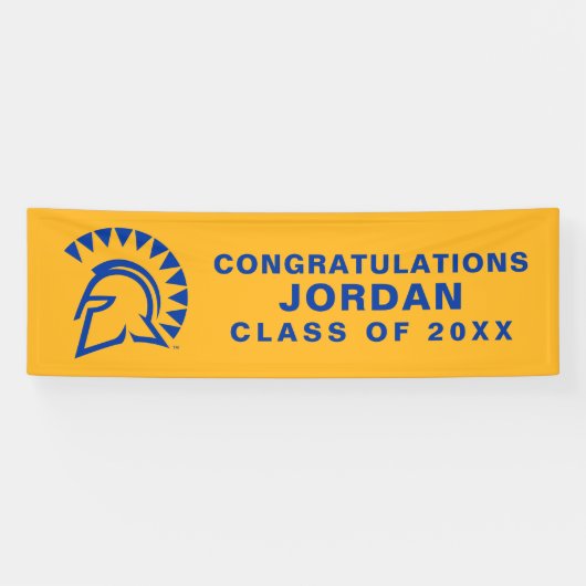 San Jose State Spartans | AFSTUDEREN Spandoek (Horizontaal)