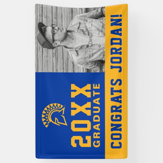 San Jose State Spartans | AFSTUDEREN Spandoek (Verticaal)