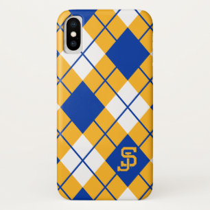 San Jose State Spartans argyle iPhone X Hoesje