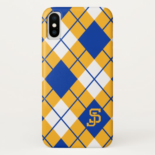 San Jose State Spartans argyle Case-Mate iPhone Case (Achterkant)